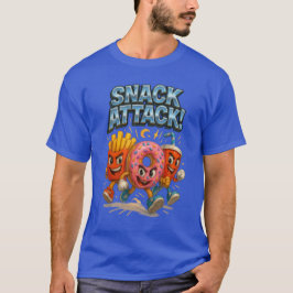 Camiseta Esquadrão de Super Herói da Comida Engraçada com A
