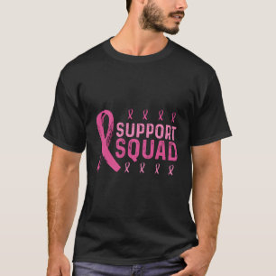 Camiseta Esquadrão de Suporte a apoios ao cancer de mama