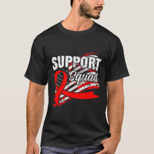 Camiseta Esquadrão de Suporte a Canceres sanguíneos EUA Ban