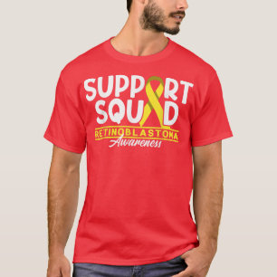 Camiseta Esquadrão de Suporte I Cancer Retinobl de Infância