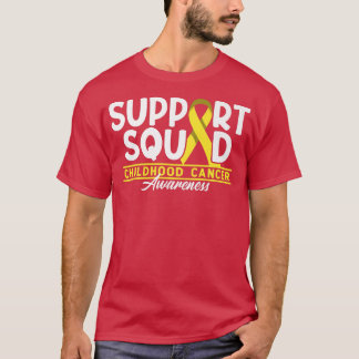 Camiseta Esquadrão de Suporte I Fita de Consciência Dourada
