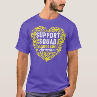 Camiseta Esquadrão de Suporte I Fita de Consciência Dourada