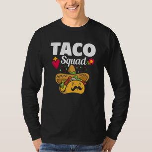 Camiseta Esquadrão de Taco Bonito Costume de Comida Mexican