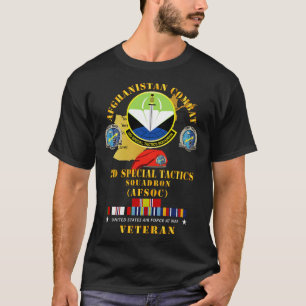 Camiseta Esquadrão de Táticas Especiais X do Afeganistão co