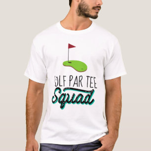 Camiseta Esquadrão de Tee Golf Par para a Equipe Gofer com