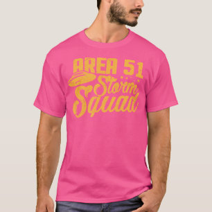 Camiseta Esquadrão de Tempestade da Área 51 Eu Tempestade Á