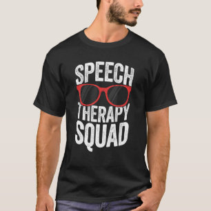 Camiseta Esquadrão de Terapia de Voz - SLP Engraçado para M