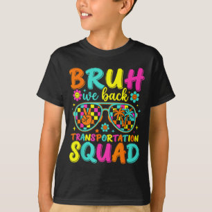 Camiseta Esquadrão de transporte de volta engraçado de volt