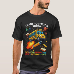 Camiseta Esquadrão de Transporte Motorista de Ônibus Escola