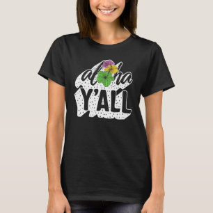 Camiseta Esquadrão de Vacinação de Praia Aloha Y' All Flora