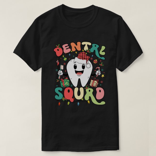 Camiseta esquadrão dentário (Frente do Design)