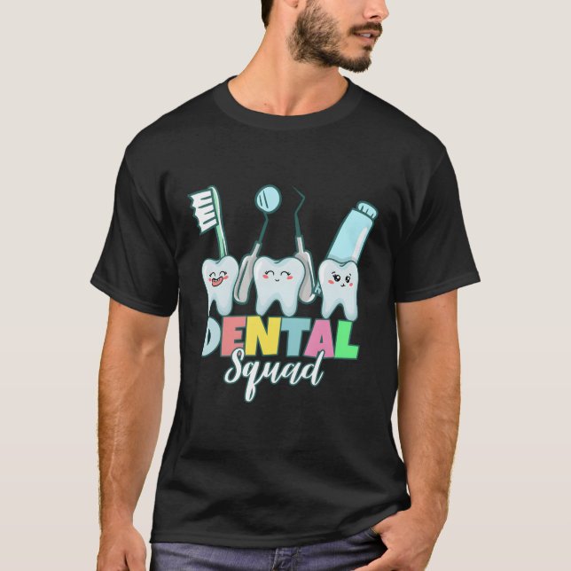 Camiseta Esquadrão dentário (Frente)