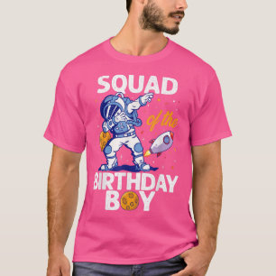 Camiseta Esquadrão Do Astronauta Do Astronauta Birthday Pla