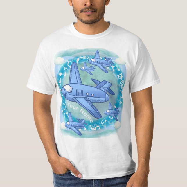 Camiseta esquadrão do avião (Frente)