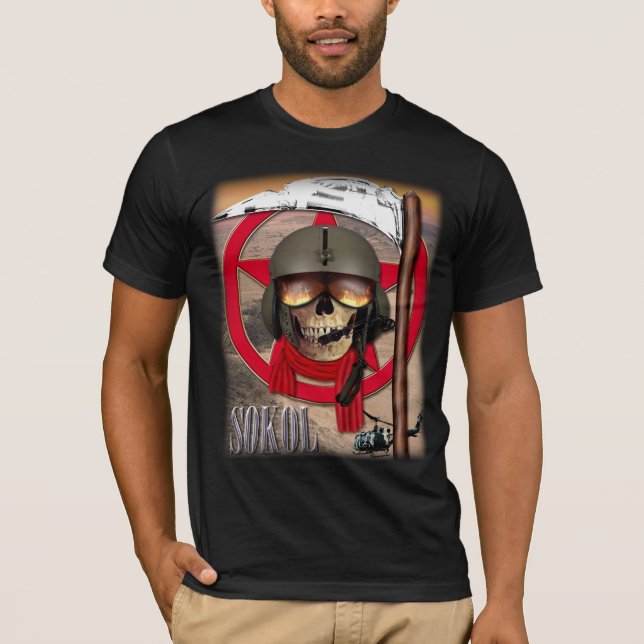 Camiseta Esquadrão do helicóptero de SOKOL (Frente)