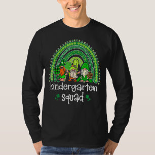 Camiseta Esquadrão do infantário Rainbow Gnomo Happy St Pat