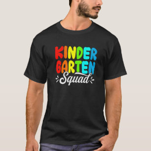 Camiseta Esquadrão Do Jardim De Infância De Volta À Escola 