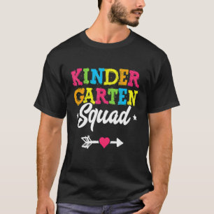 Camiseta Esquadrão Do Jardim Infantil De Volta À Escola Par