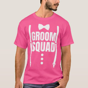 Camiseta Esquadrão do Noivo Equipe de Paraninfos Time Engra