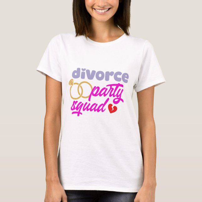 Camiseta Esquadrão do Partido Divorciário (Frente)