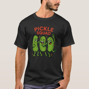 Camiseta Esquadrão do Picles Amante de Comida Vegana Pepino
