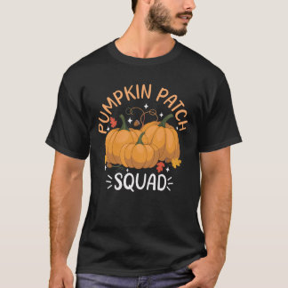 Camiseta Esquadrão do Pomar de Abóboras Diversão Outono