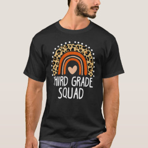 Camiseta Esquadrão Do Terceiro Grau Da Rainbow Leopardo De