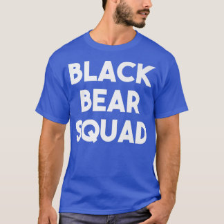 Camiseta Esquadrão do Urso Negro - Premium Engraçado