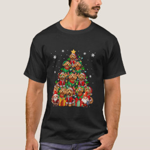 Camiseta Esquadrão Duende do Papai Noel Cães Labradoodle Au