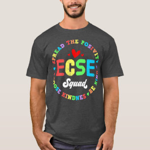 Camiseta Esquadrão ECSE de educação especial para primeira 
