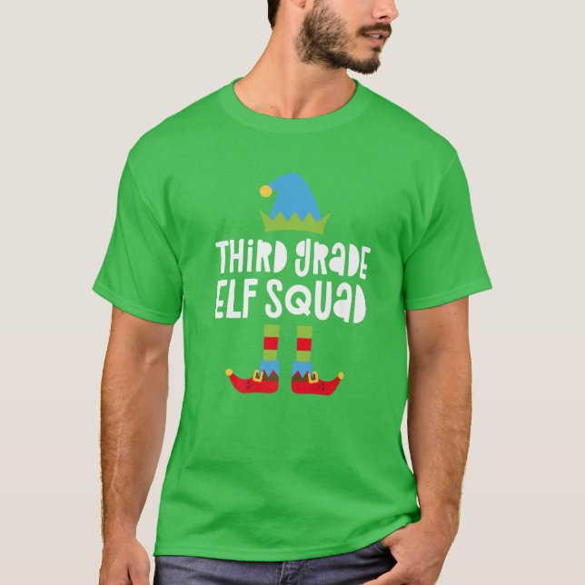 Camiseta Esquadrão Elf do 3º ano que corresponde à fantasia (Frente)
