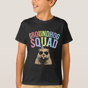 Camiseta Esquadrão Esquilo Engraçado Dia Feliz do Esquilo H