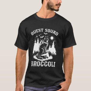 Camiseta Esquadrão Fantasia Quest Brócolis Gato Engraçado F