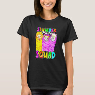 Camiseta Esquadrão Fofinho de Festa de Sonolência Garotas E