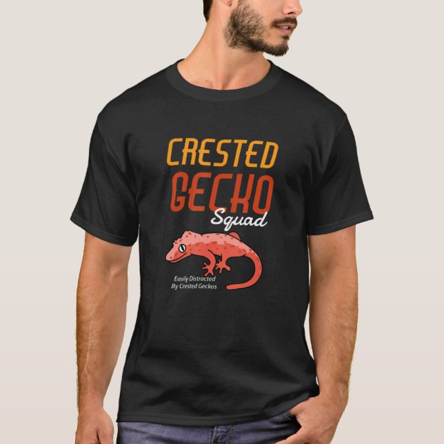 Camiseta Esquadrão Gecko - Esquadrão Crestado - Lizard - Ró (Frente)