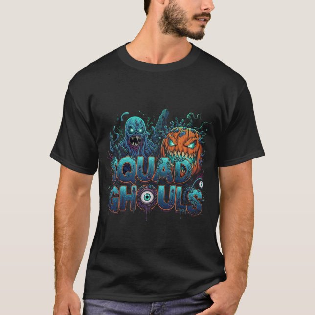 Camiseta Esquadrão Ghouls Submarinos Halloween Horror (Frente)