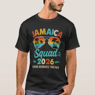 Camiseta Esquadrão Jamaica 2026 Férias Amigos Família Camis