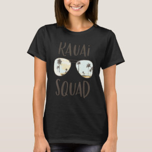 Camiseta Esquadrão Kauai Havaí Pôr do Sol na Praia Família