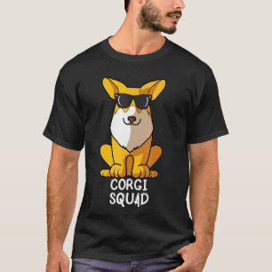 Camiseta Esquadrão Legal de Corgi Galês Amor de Cachorro R