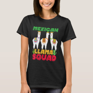 Camiseta Esquadrão Llama Mexicano Legal Alpaca Amizade Cinc
