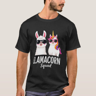 Camiseta Esquadrão Llamacorn Unicórnio Engraçado Esquadrão