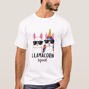 Camiseta Esquadrão Llamacorn Unicórnio Engraçado Esquardo L