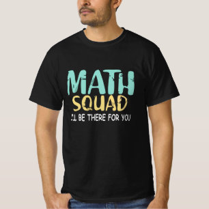 Camiseta Esquadrão Matemático Engraçado Matemático