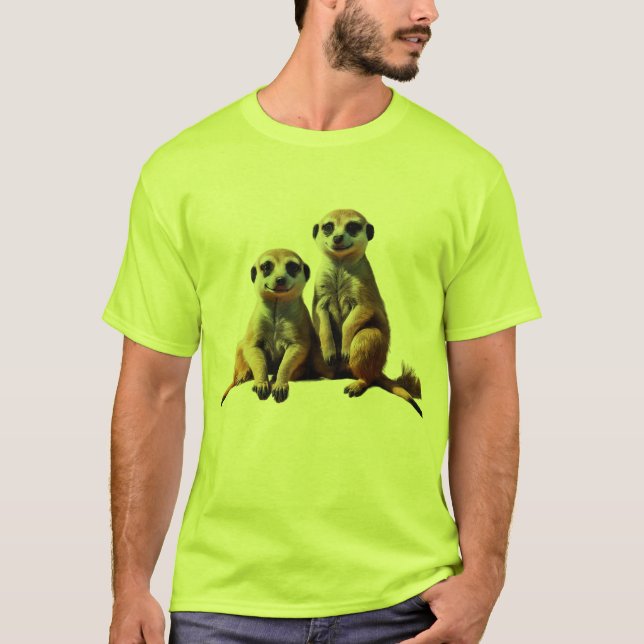 Camiseta ☀️ esquadrão Meerkat. (Frente)