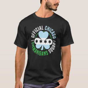 Camiseta Esquadrão Oficial De Chicago Shenanigans Para Bri