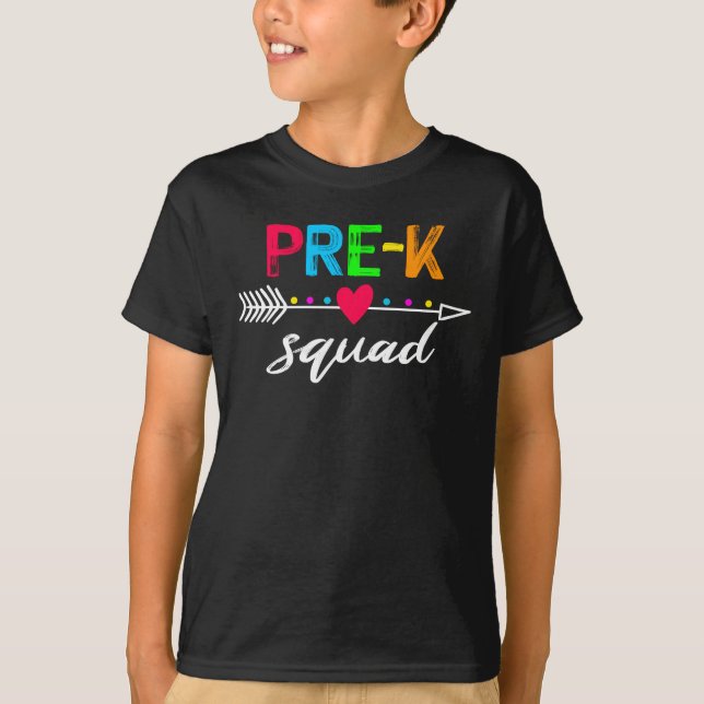 Camiseta esquadrão pré-k (Frente)
