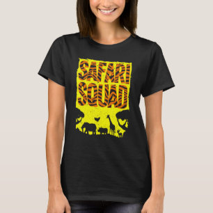Camiseta Esquadrão Safari legal Para Homens Animais Selvage