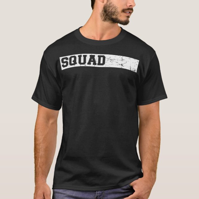 Camiseta Esquadrão seja água, os melhores amigos do meu ami (Frente)