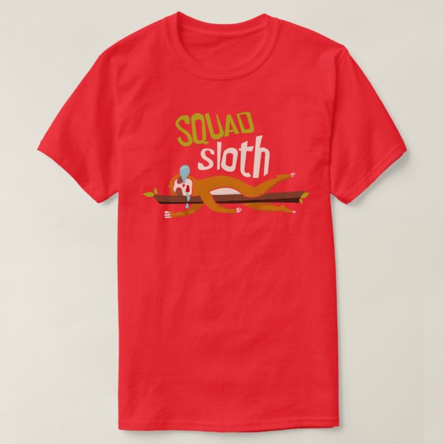 Camiseta Esquadrão Sloth (Frente do Design)