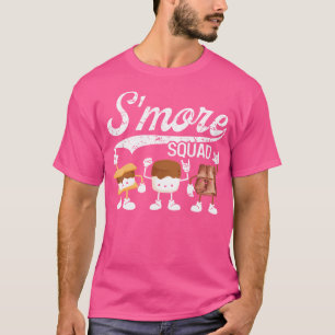 Camiseta Esquadrão Smore acampamento Campfire Chocolate Mar